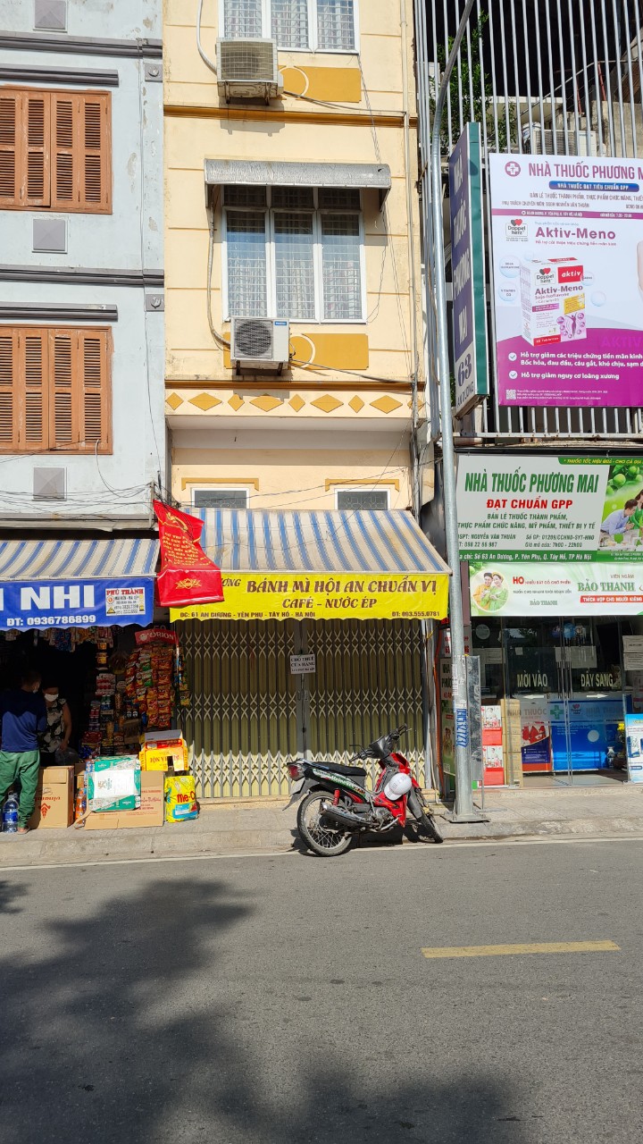 Cho thuê mặt bằng kinh doanh tầng 1 nhà 61An Dương, Yên Phụ, Tây Hồ, Hà Nội